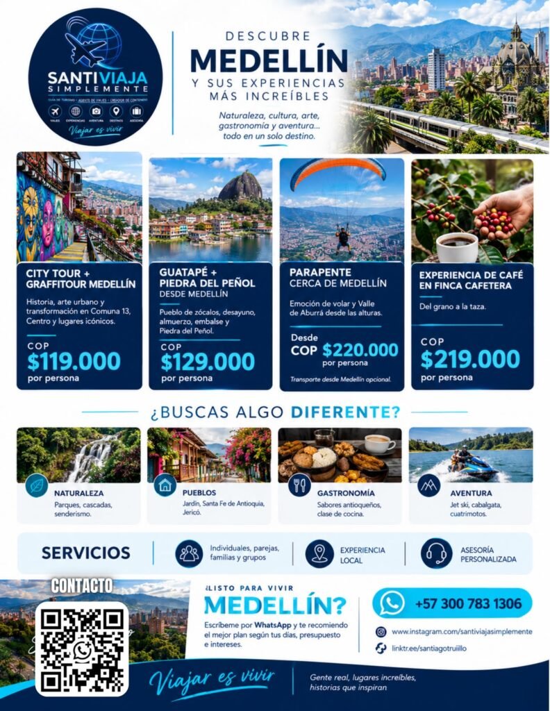 Tours Medellín y alrededores